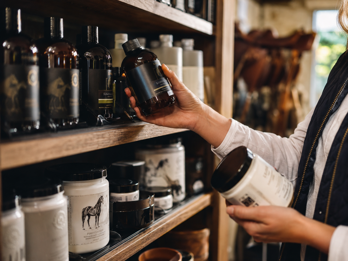 Vitamine E : analyse d'aliment pour cheval, lecture d'étiquette, gestion de ration et comparaison de produits. Analyse intelligente de l'alimentation du cheval avec Equio.