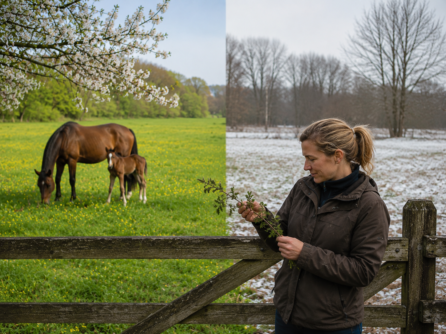 Thuya : reconnaissance de plante toxique au pré, observation du contexte de pâture et gestion des risques. Application mobile Equio pour identifier les plantes toxiques au cheval.