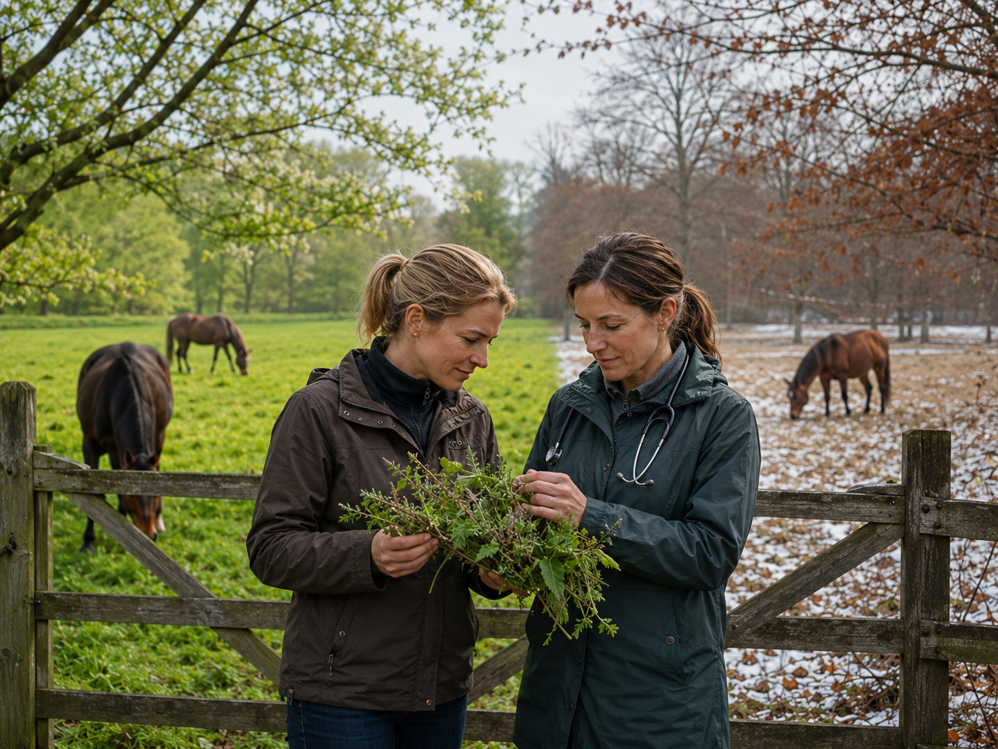 Grande Ciguë : reconnaissance de plante toxique au pré, observation du contexte de pâture et gestion des risques. Application mobile Equio pour identifier les plantes toxiques au cheval.