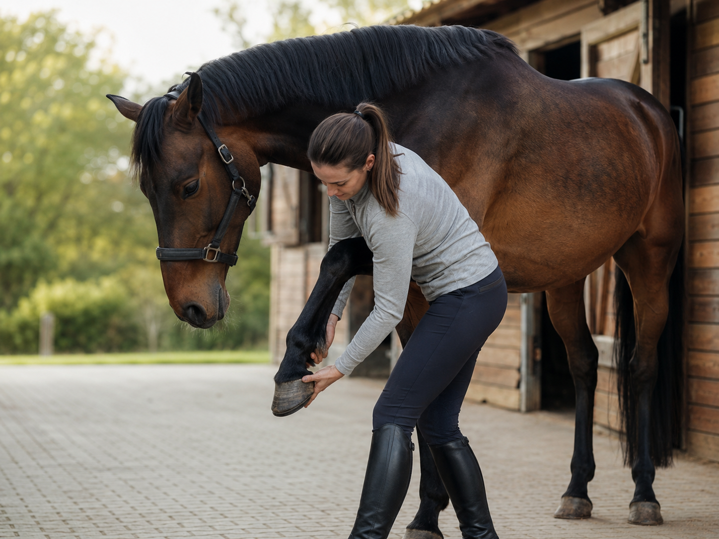 Pottok : identification de race équine, robe du cheval, morphologie et notation de l'état corporel. Gestion complète du profil et de l'identité du cheval.