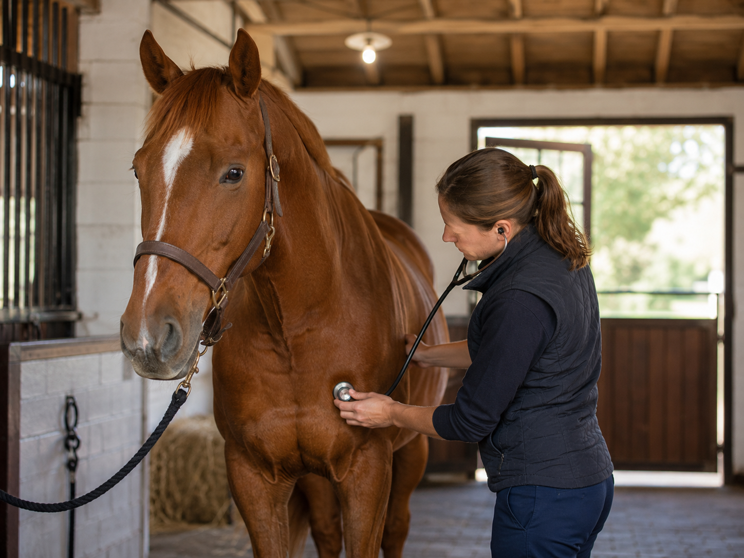 Hyperlipémie : suivi santé du cheval, observation clinique, communication vétérinaire et gestion pathologique. Suivi santé et bien-être du cheval documenté avec Equio.